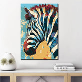 Painting by Numbers Zebra Animal